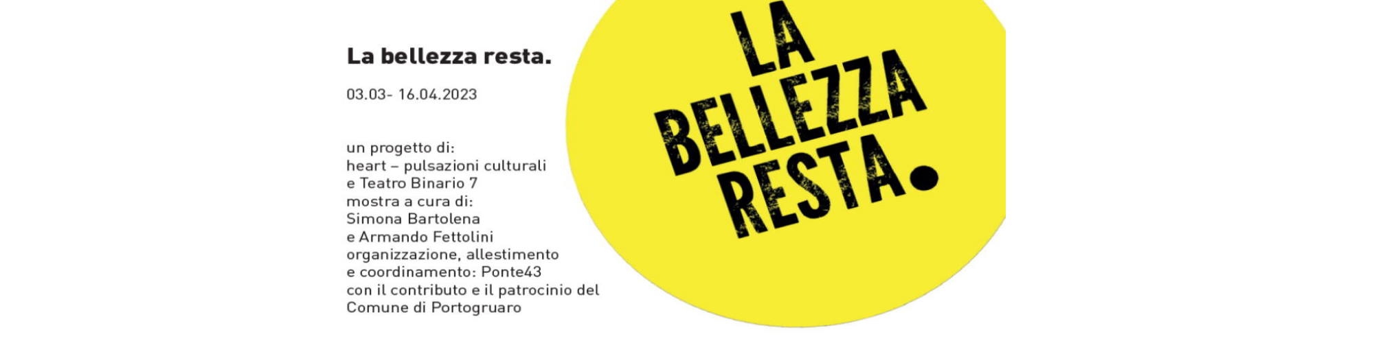 Immagine Mostra: La  Bellezza resta