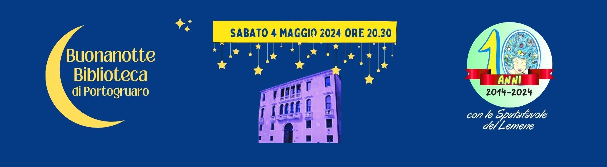 Immagine Buonanotte Biblioteca ore 20.30 - 3-6 anni