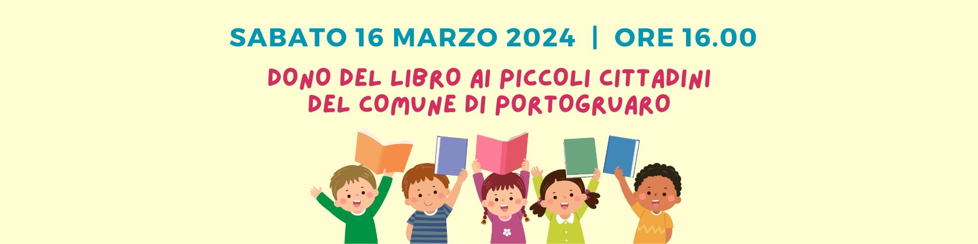 Immagine Dono del libro ai bambini nati nel 2023