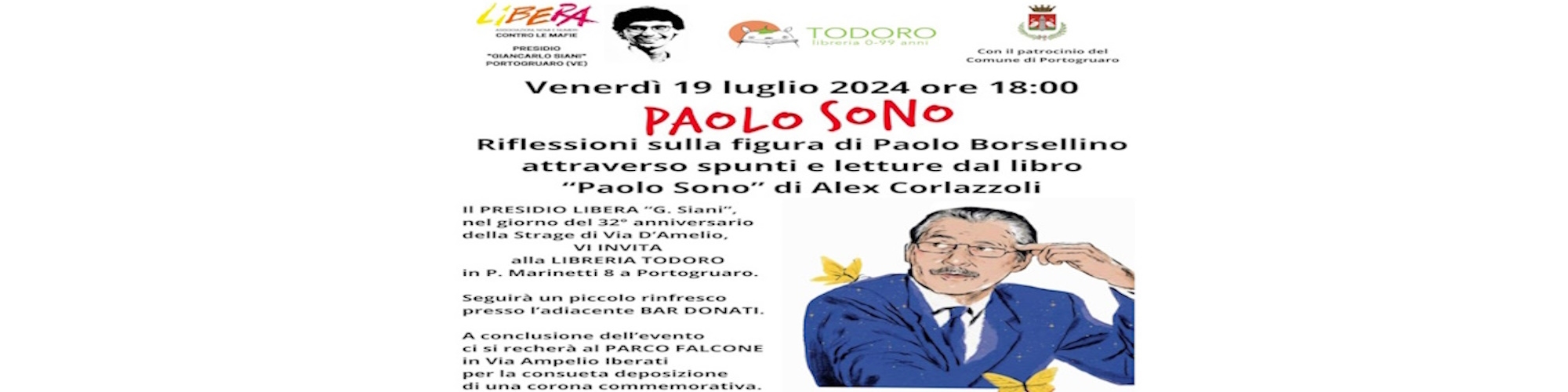 Immagine Paolo Sono - Riflessioni sulla figura di Paolo Borsellino