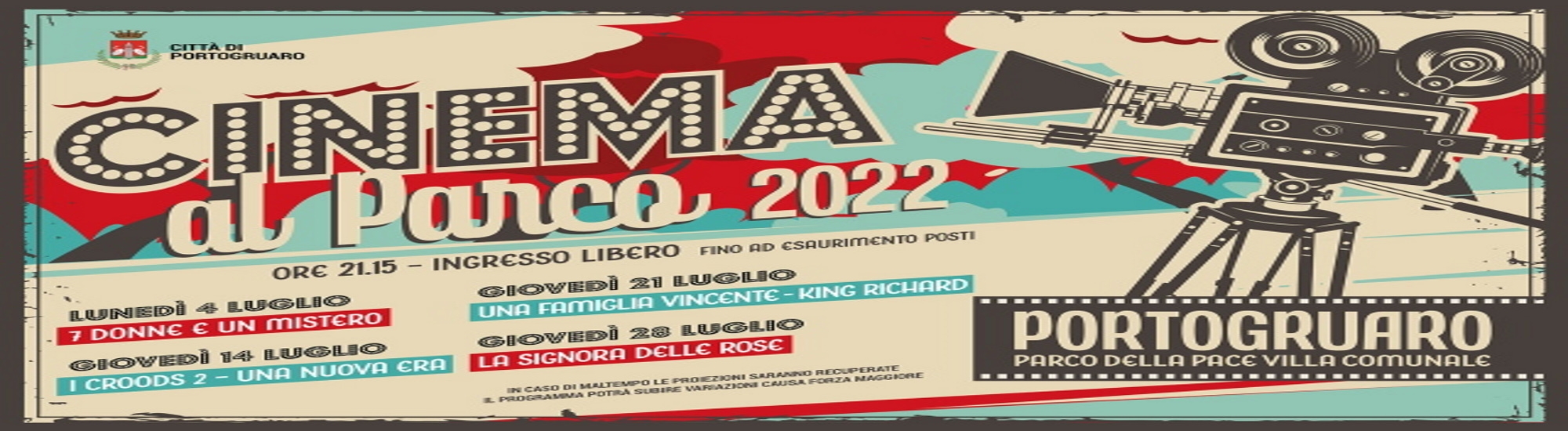 Immagine Cinema al Parco 2022: lunedì 4 luglio