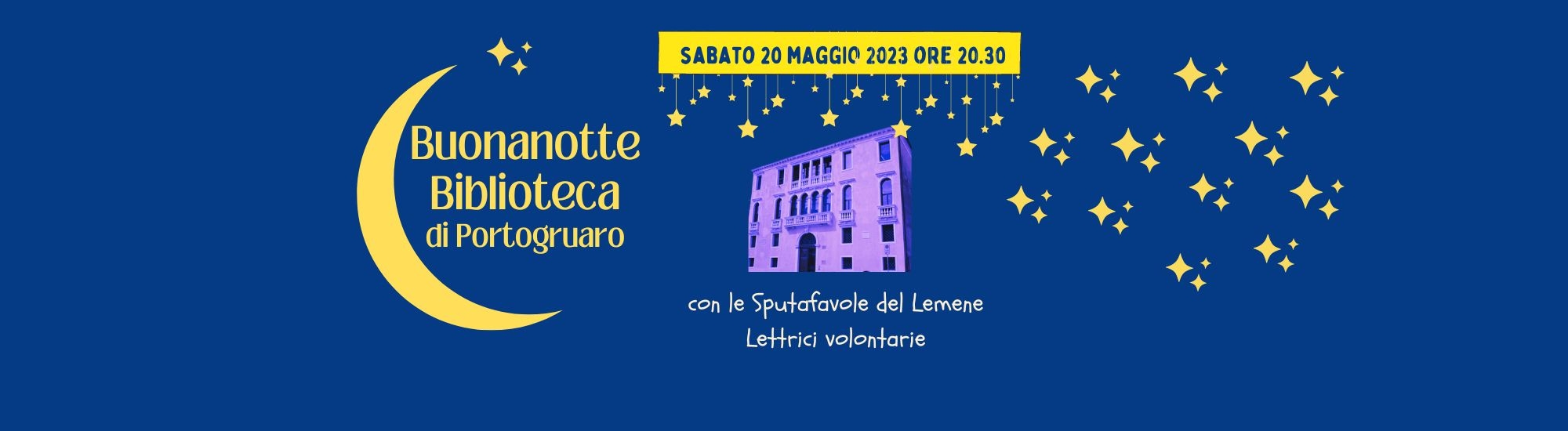 Immagine Buonanotte Biblioteca - 3-6 anni ore 20.30