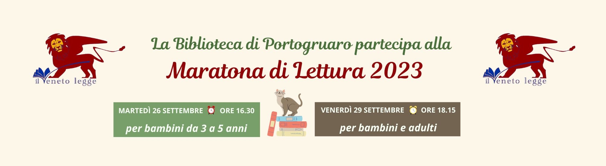 Immagine Maratona di Lettura 26 set 2023 bambini 3-5 anni