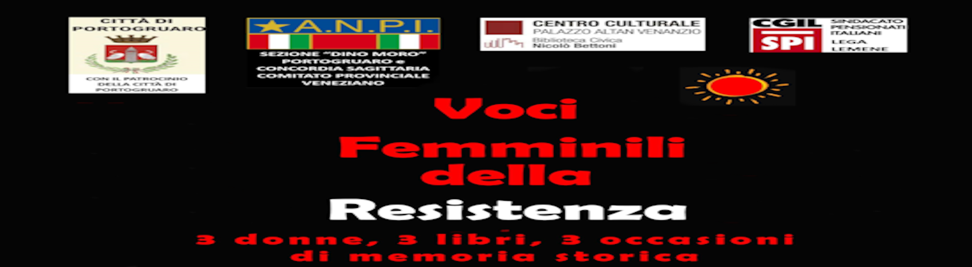 Immagine Voci Femminili della Resistenza - 27 settembre 2024